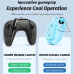 Children RC Car Toy Lights Electric Gesture Sensor Remote Control Twisting Stunt Car, Color: Green Dual RC(1:12) - Image 14