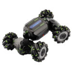 Children RC Car Toy Lights Electric Gesture Sensor Remote Control Twisting Stunt Car, Color: Orange Dual RC(1:12) - Image 2