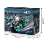 2.4G Stunt RC Car Drift Car Double-sided Racing Tumble Buggy Toy, Style: Single RC Blue - Image 14