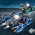 2.4G Stunt RC Car Drift Car Double-sided Racing Tumble Buggy Toy, Style: Dual RC Green - Image 2