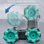 2.4G Stunt RC Car Drift Car Double-sided Racing Tumble Buggy Toy, Style: Dual RC Blue - Image 7