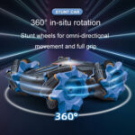 2.4G Stunt RC Car Drift Car Double-sided Racing Tumble Buggy Toy, Style: Dual RC Blue Light Wheel - Image 9