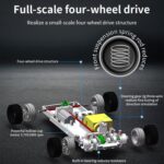 1:43 Full Scale Mini 4WD Drifting Charging Remote Control Car, Color: 4302G Blue M3 With Gyroscope - Image 3