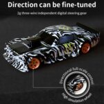 1:43 Full Scale Mini 4WD Drifting Charging Remote Control Car, Color: 4303G Orange 911 With Gyroscope - Image 4