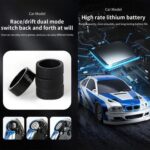 1:43 Full Scale Mini 4WD Drifting Charging Remote Control Car, Color: 4302G Blue M3 With Gyroscope - Image 5