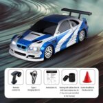 1:43 Full Scale Mini 4WD Drifting Charging Remote Control Car, Color: 4301G Black Mustang With Gyroscope - Image 9
