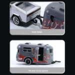 1:64 Mini Alloy 2.4Ghz Remote Control Car Children Rechargeable Model Car, Color: CO-5501E Gray - Image 11