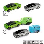 1:64 Mini Alloy 2.4Ghz Remote Control Car Children Rechargeable Model Car, Color: CO-5501E Gray - Image 2