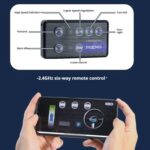 1:64 Mini Alloy 2.4Ghz Remote Control Car Children Rechargeable Model Car, Color: CO-5501E Gray - Image 9