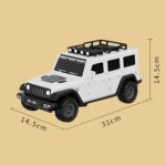Folding Catapult Car Transformable Track Car Children Simulated Container Storage Car(White) - Image 3